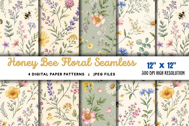 Floral Seamless Pattern Image 24