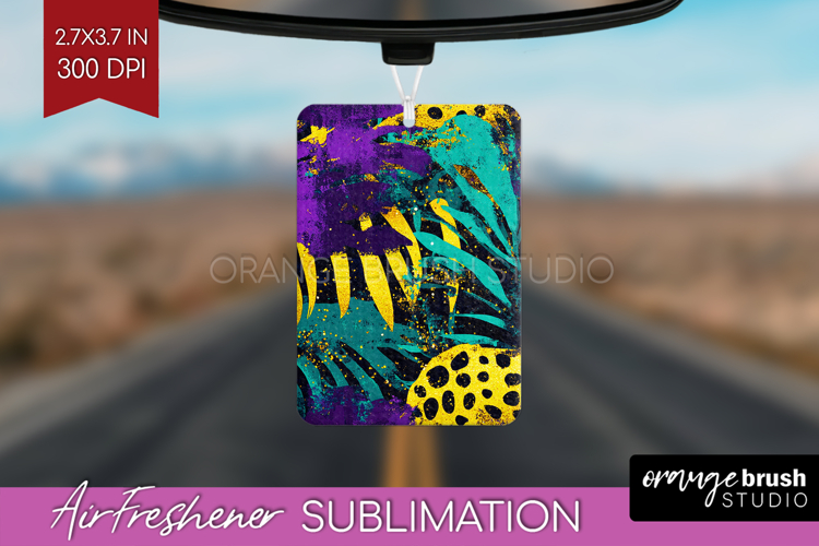 Mardi Gras Air Freshener PNG - Carnival PNG Sublimation