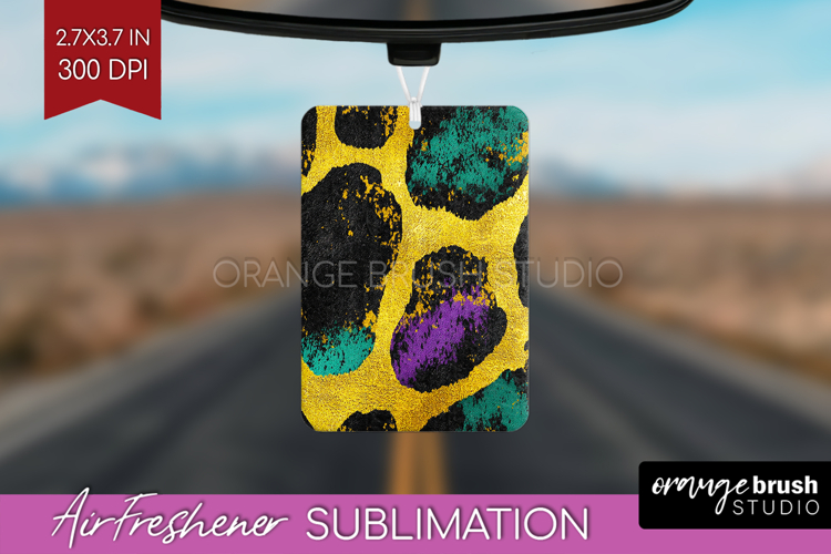Mardi Gras Air Freshener PNG - Carnival PNG Sublimation