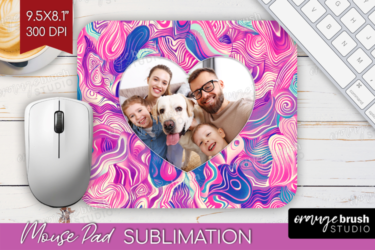 Brush Stroke Photo Mouse Pad PNG - Abstract Texture Picture