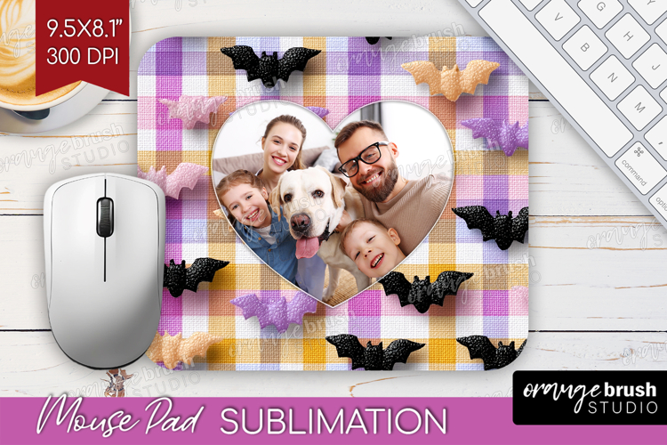 Halloween Photo Mouse Pad PNG - Spooky Picture Frame Mouse