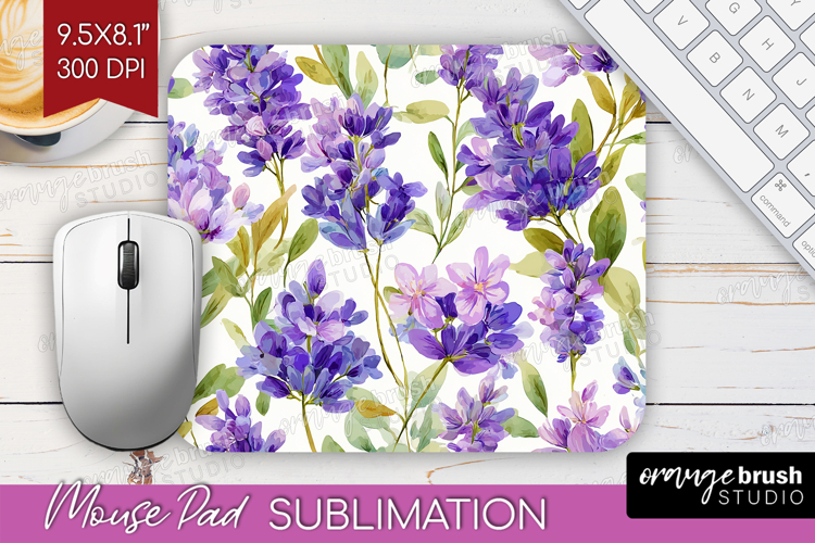 Pastel Flowers Mouse Pad Sublimation - Summer Mousepad PNG