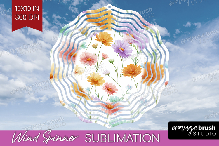 Watercolor Flowers Image 8