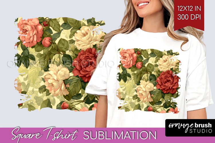 Floral Background Png Image 6