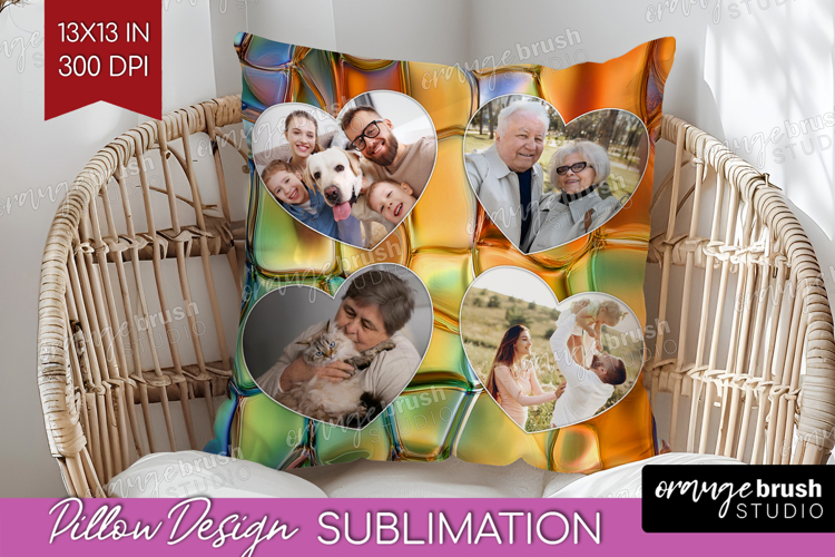 Gem Texture Photo Pillow PNG - Gemstone Picture Frame Pillow