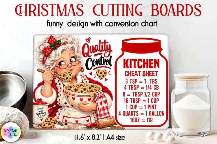 Quality Control Christmas Cutting Board Sublimation
