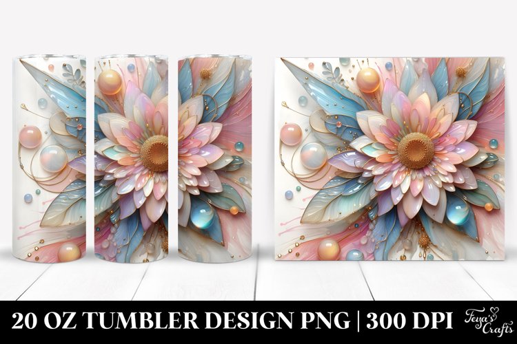 Pastel Watercolor Flower Png Image 16
