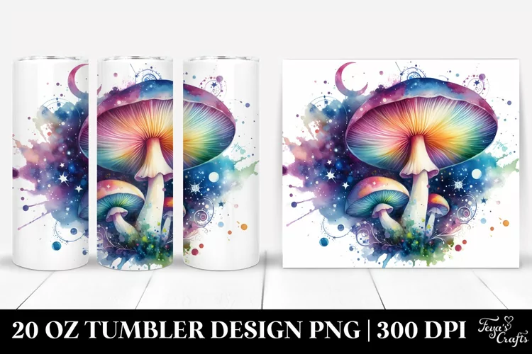 Celestial Mushroom Splash | 20 Oz Tumbler