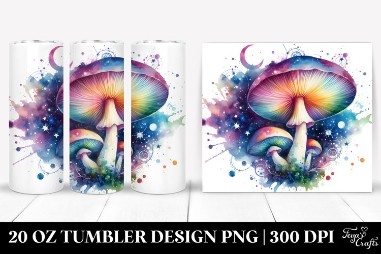 Celestial Mushroom Splash | 20 Oz Tumbler example image 1