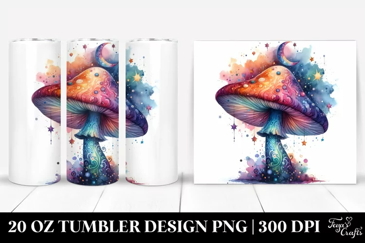 Celestial Mushroom Splash | 20 Oz Tumbler
