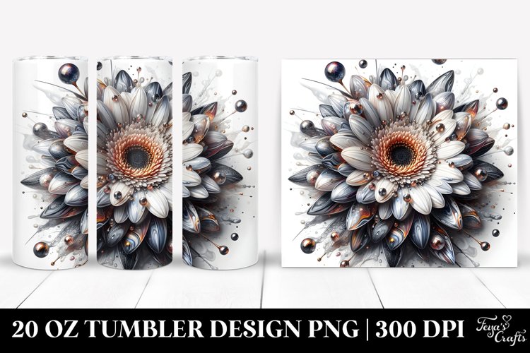 Shiny Gerbera | 20 Oz Tumbler example image 1