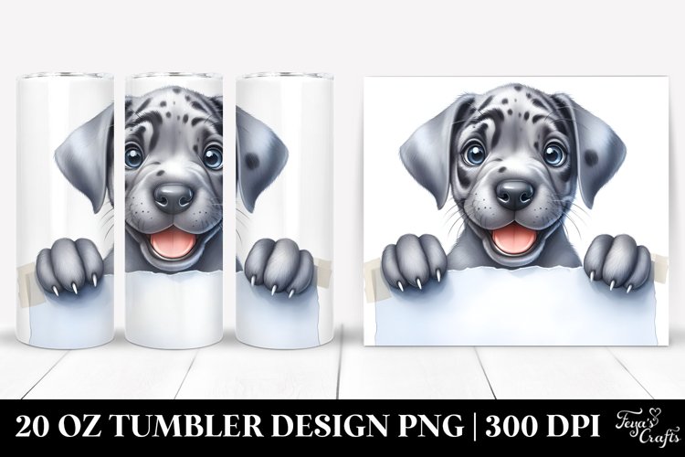 Funny Baby Great Dane | 20 Oz Tumbler example image 1