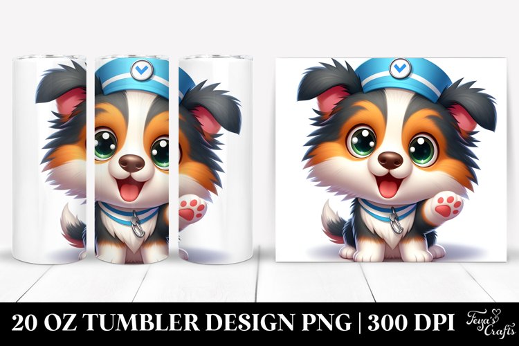 Funny Collie Sealing | 20 Oz Tumbler example image 1