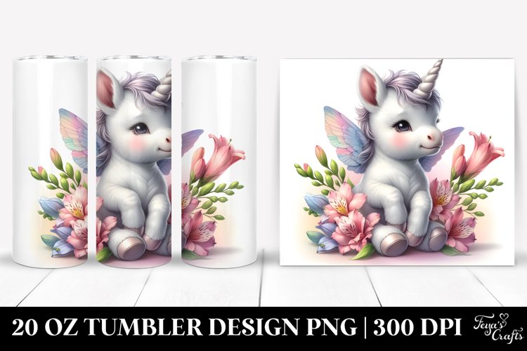 Pastel Unicorn Freesia | 20 Oz Tumbler