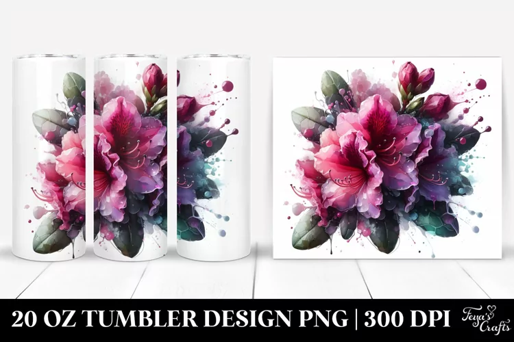 Rhododendron Tumbler