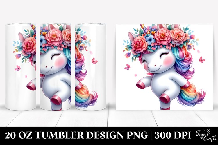 Baby Unicorn Dancing | 20 oz Tumbler