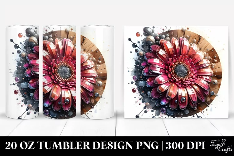 Shiny Gerbera | 20 Oz Tumbler
