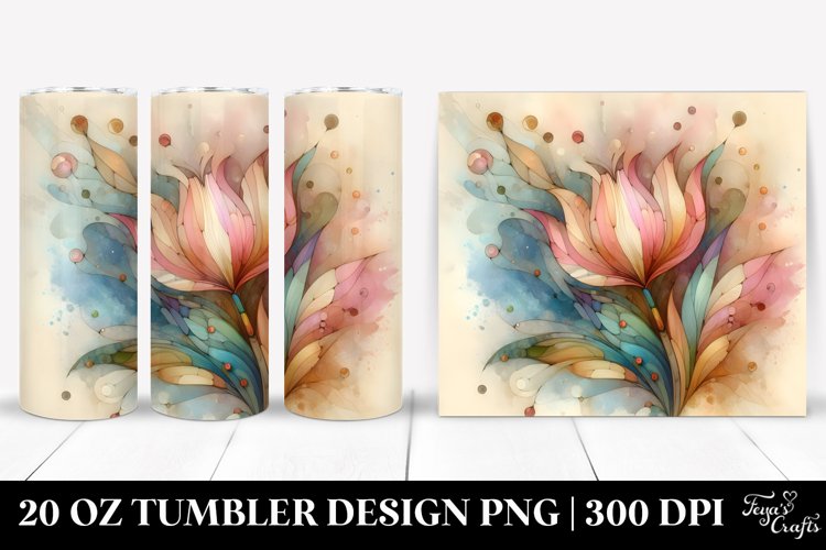 Glossy Tulip Clipart 20 Oz Tumbler