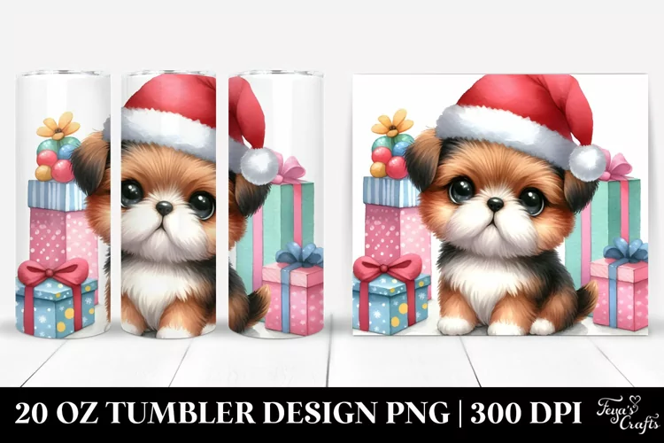 Expressive Baby Puppy 20 Oz Tumbler