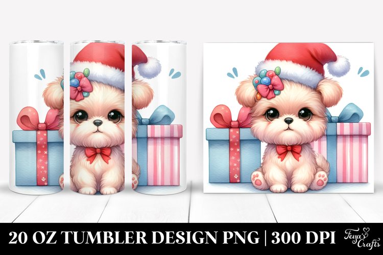 Expressive Baby Puppy 20 Oz Tumbler example image 1