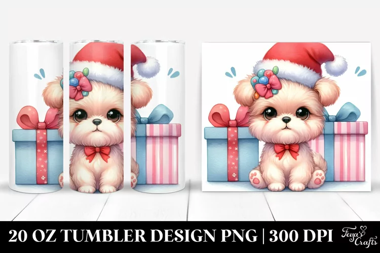 Expressive Baby Puppy 20 Oz Tumbler