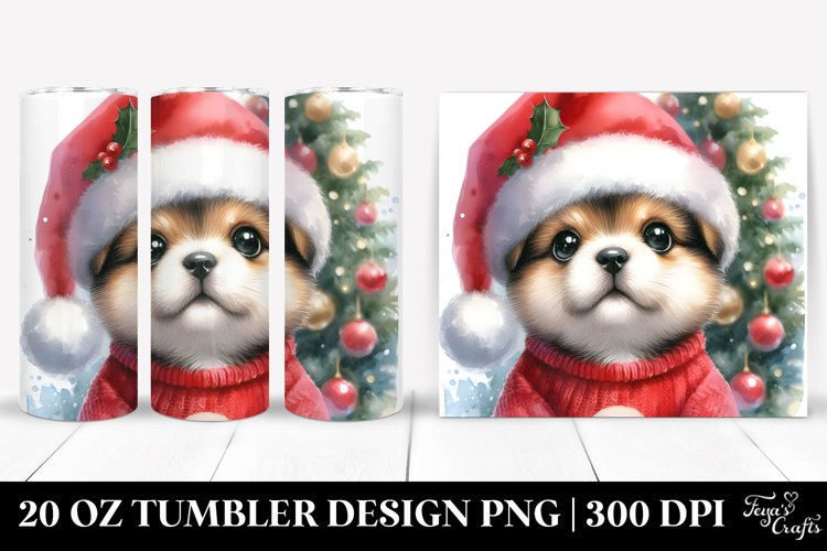 Expressive Baby Puppy 20 Oz Tumbler example image 1