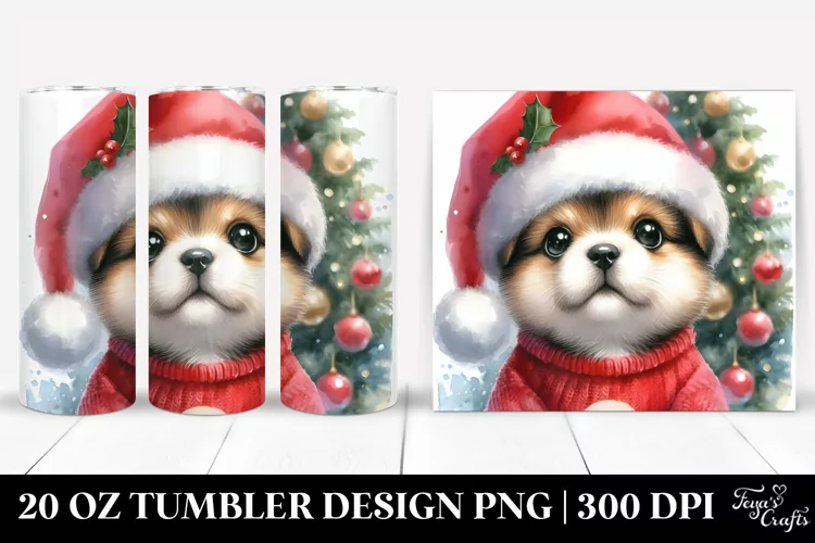 Expressive Baby Puppy 20 Oz Tumbler