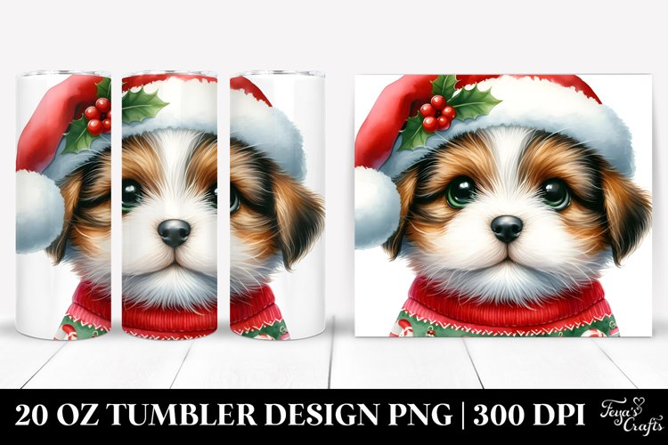Expressive Baby Puppy 20 Oz Tumbler example image 1