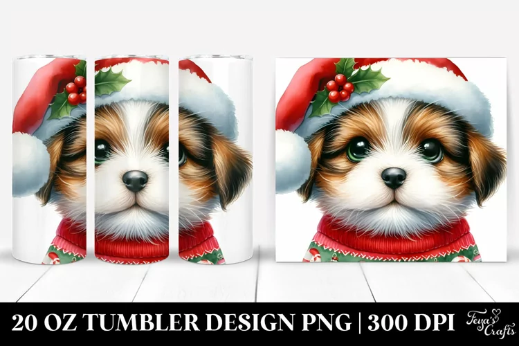 Expressive Baby Puppy 20 Oz Tumbler