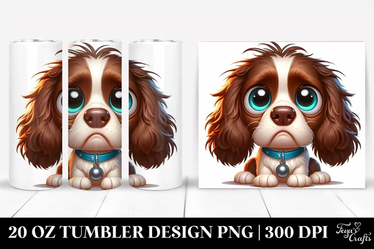 Colorful English Springer Spaniel | 20 oz Tumbler