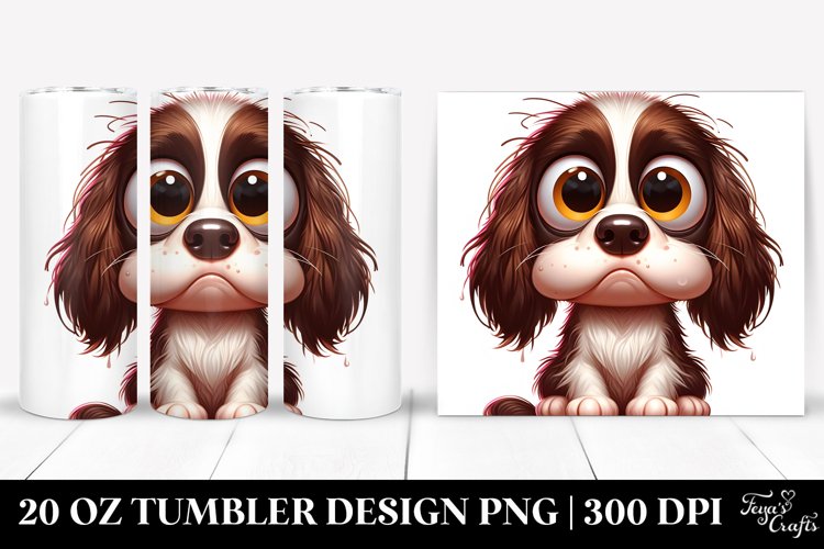 Colorful English Springer Spaniel | 20 oz Tumbler example image 1
