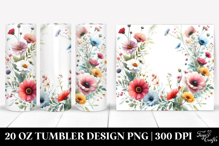 Wild Flowers Serenity | 20 Oz Tumbler