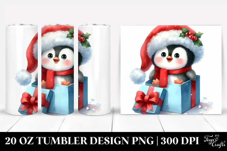 Expressive Baby Penguin 20 Oz Tumbler