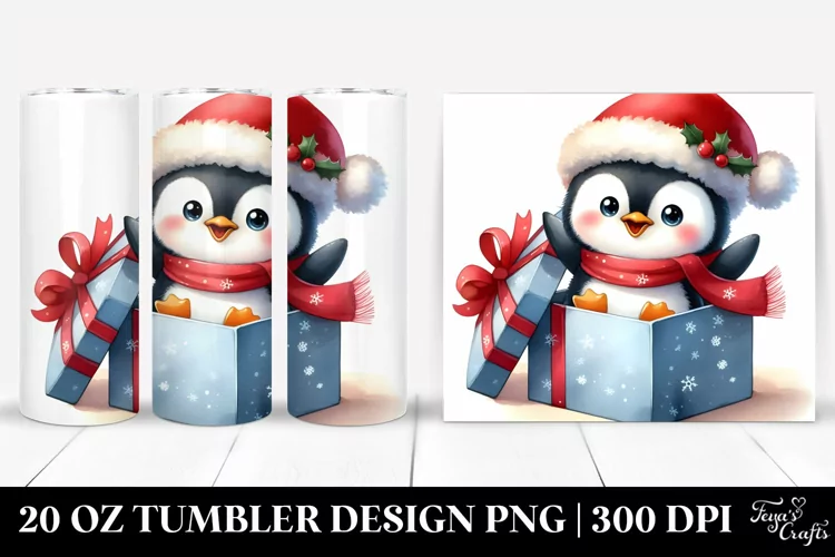 Expressive Baby Penguin 20 Oz Tumbler