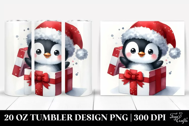 Expressive Baby Penguin 20 Oz Tumbler