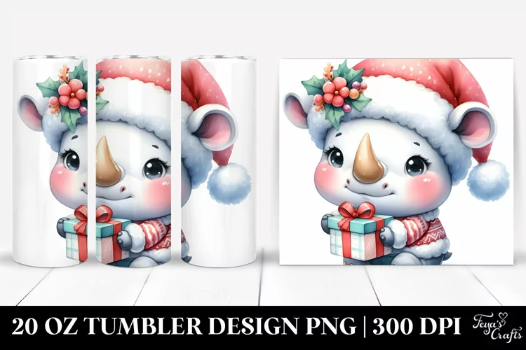 Expressive Baby Rhino 20 Oz Tumbler