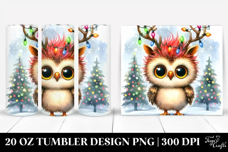 Expressive Baby Owl 20 Oz Tumbler