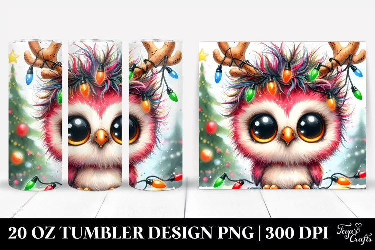 Expressive Baby Owl 20 Oz Tumbler