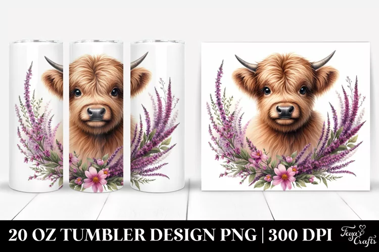 Baby Highland Cow | 20 oz Tumbler