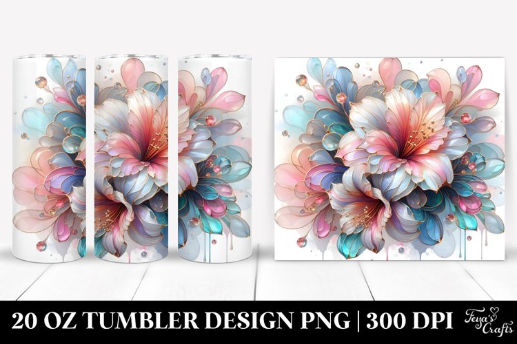 Abstract Shiny Azalea | 20 oz Tumbler