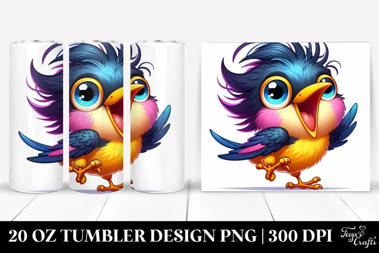 Colorful Crazy Starling | 20 oz Tumbler
