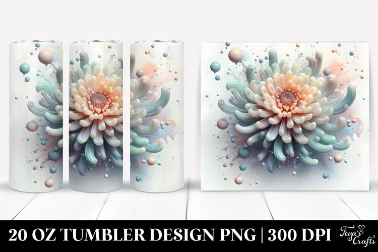 3D Anemone Insertions | 20 oz Tumbler