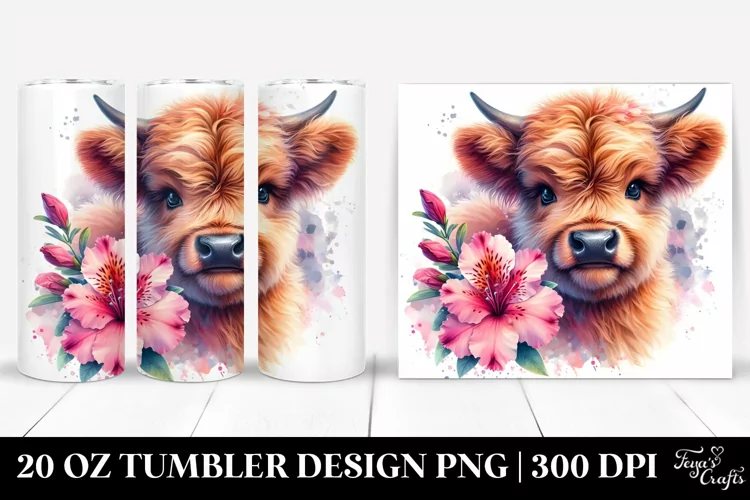 Cute Highland Cow Tumbler