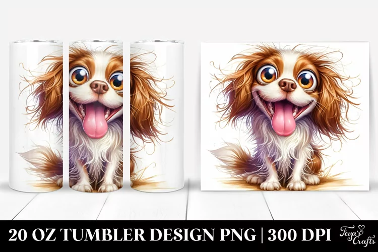Crazy Funny Brittany Sitting | 20 Oz Tumbler