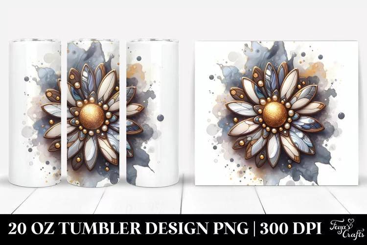 Shiny Daisy Tumbler