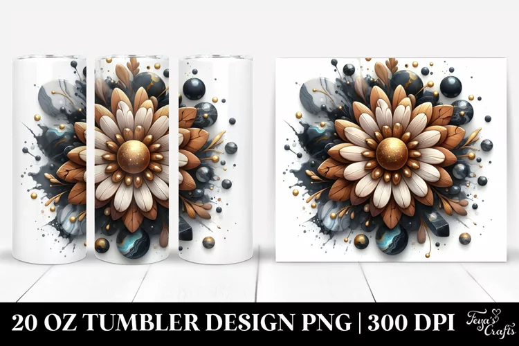 Shiny Daisy Tumbler