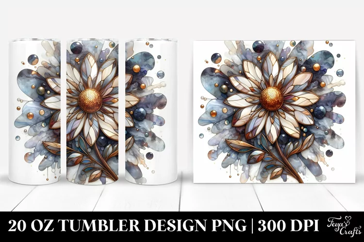 Shiny Daisy Tumbler