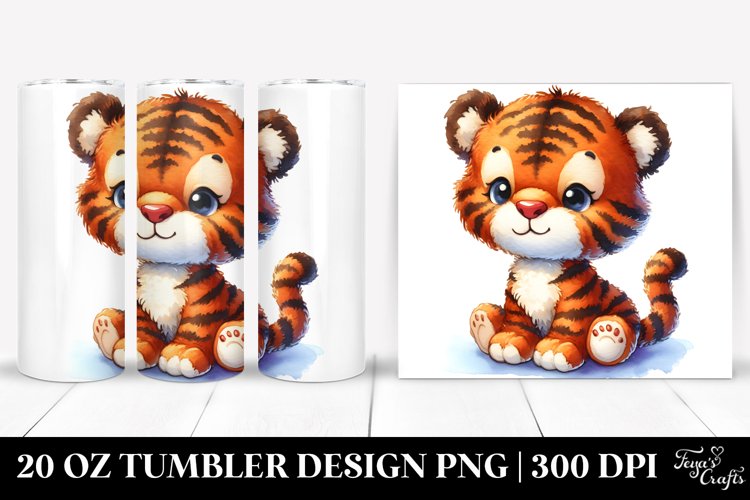 Colorful Tiger Tumbler example image 1