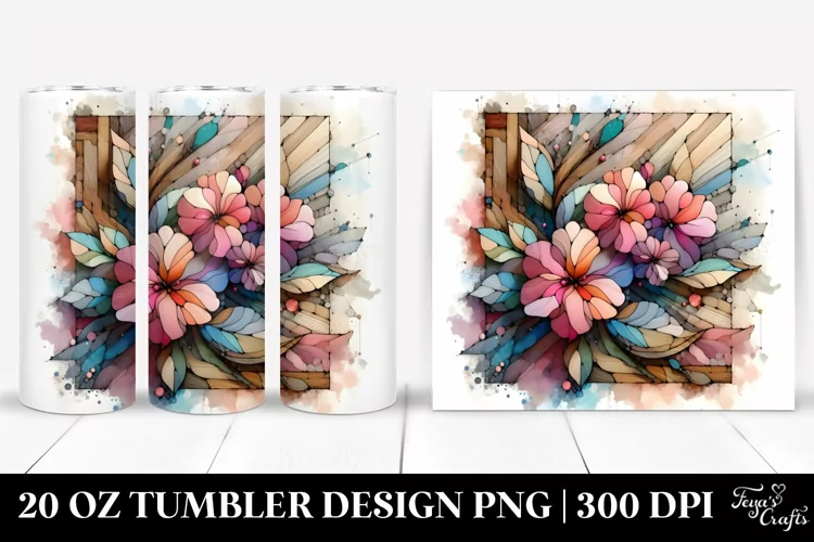 Stained Impatiens 20 Oz Tumbler
