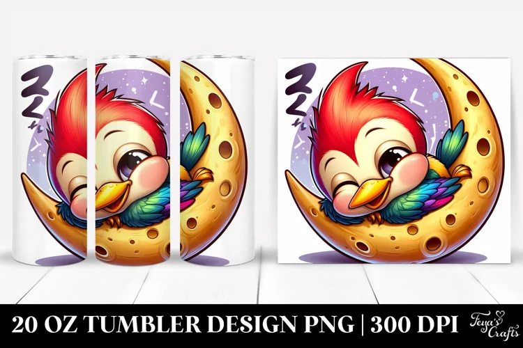 Colorful Baby Woodpecker | 20 oz Tumbler